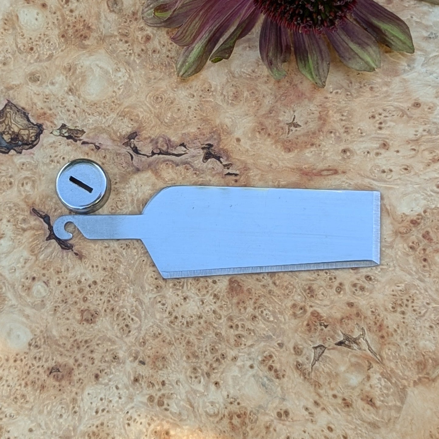 Cheese Knife, knife blank, knife blade, Charcuterie, Ferrule
