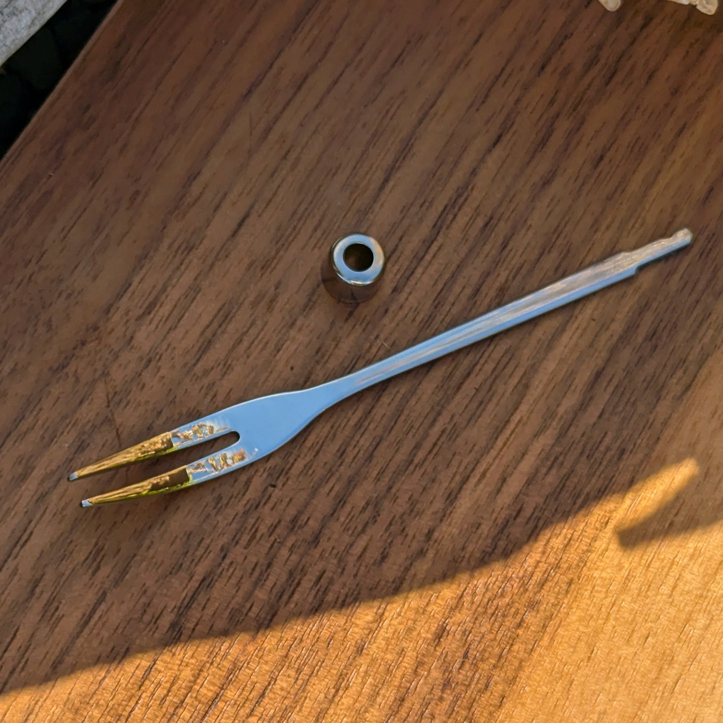 Olive or Pickle Fork, two pronged.