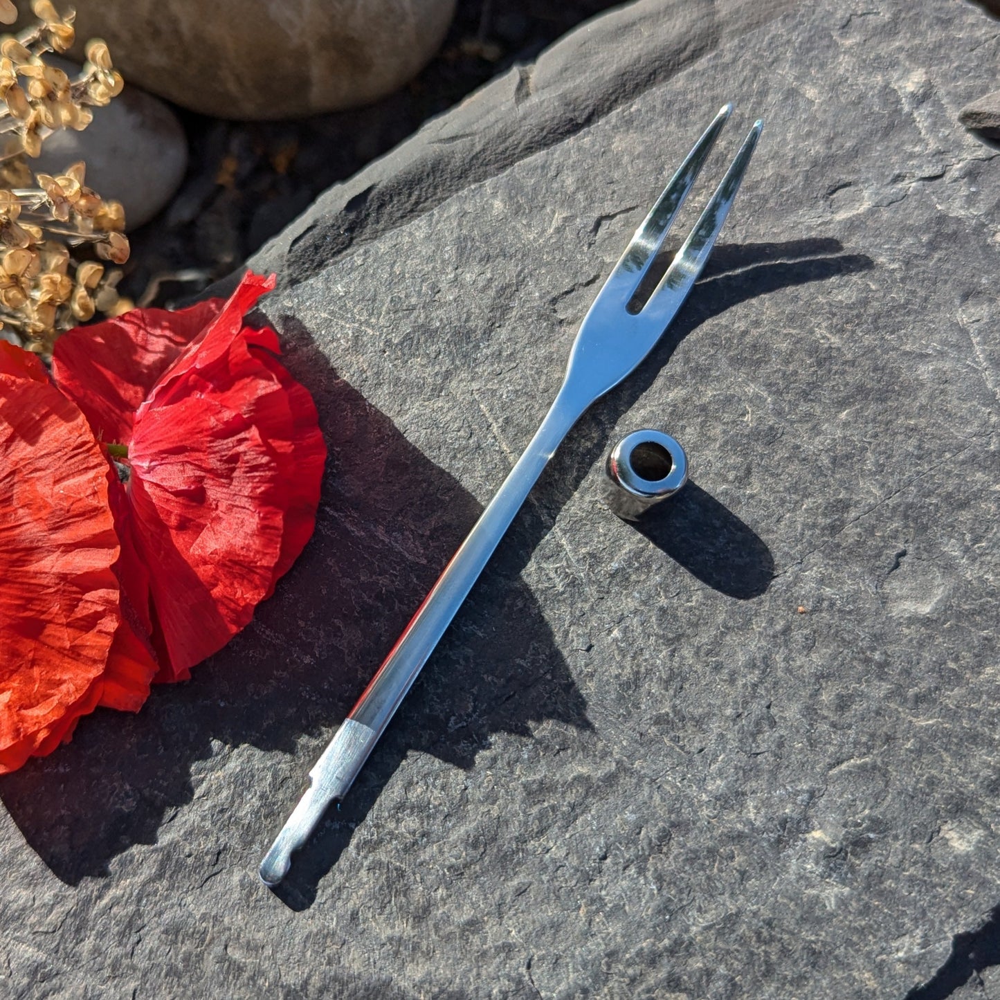 Olive or Pickle Fork, two pronged.