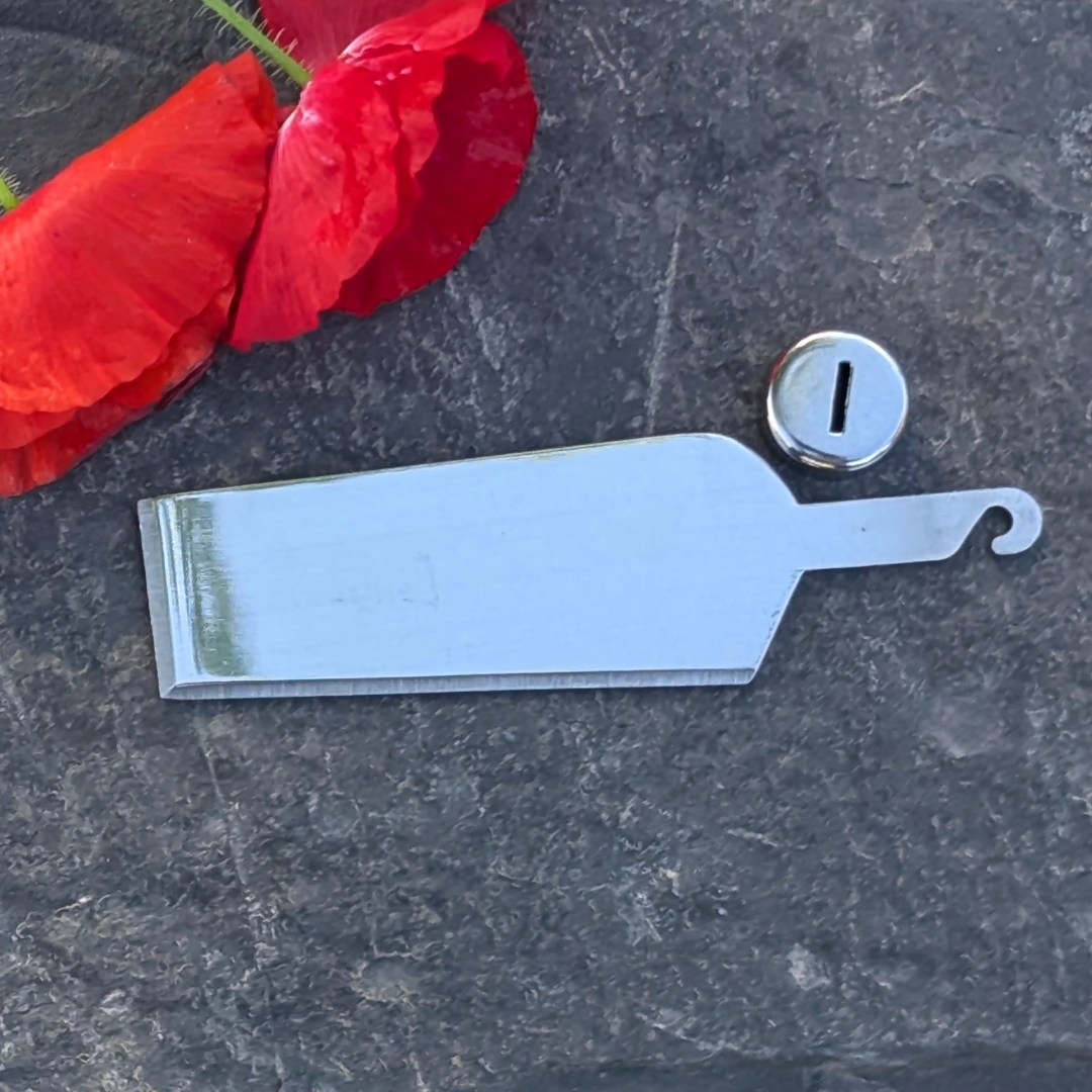 Cheese Knife, knife blank, knife blade, Charcuterie, Ferrule