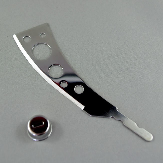 Holey Cheese Knife Blank, for knife making