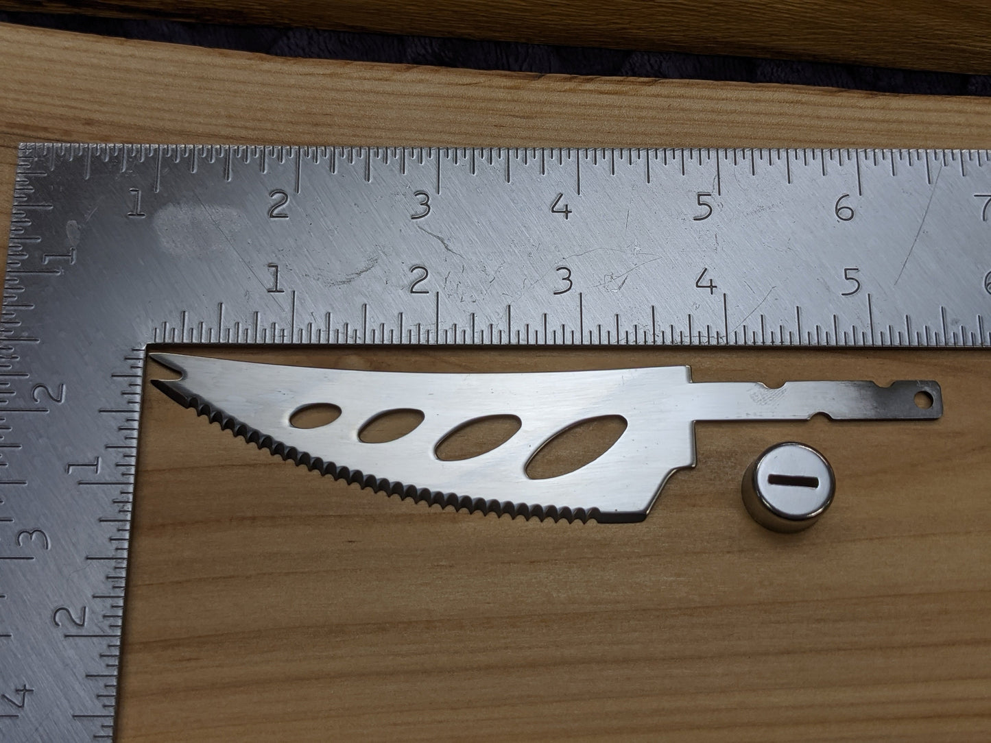 Tapered Cheese knife for Knifemaking