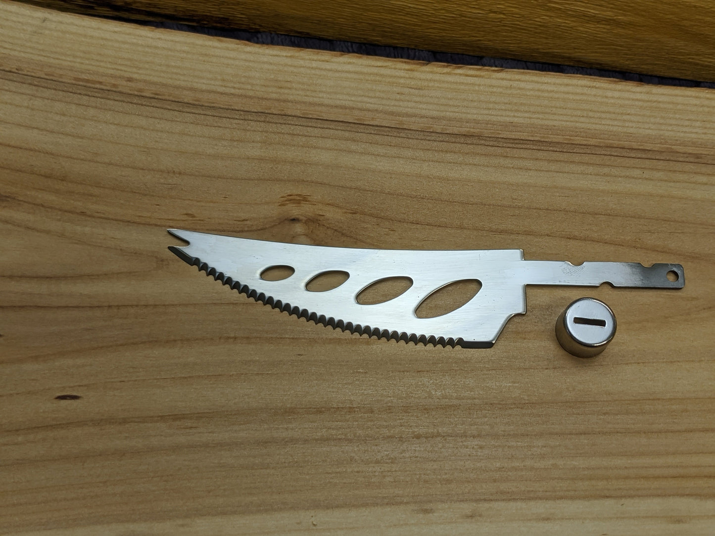 Tapered Cheese knife for Knifemaking