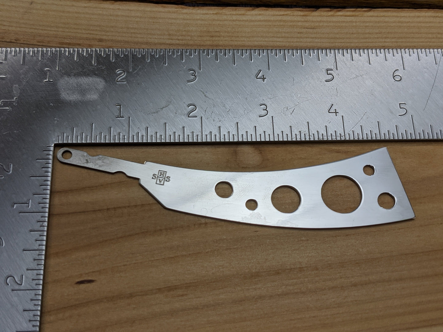 Holey Cheese Knife Blank, for knife making