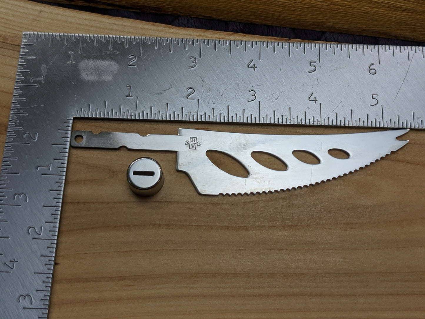 Tapered Cheese knife for Knifemaking