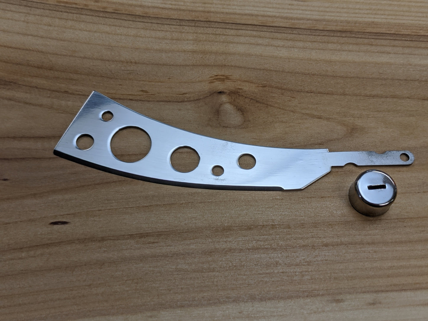 Holey Cheese Knife Blank, for knife making