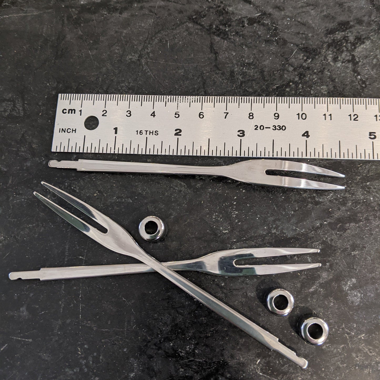 Olive or Pickle Fork, two pronged.