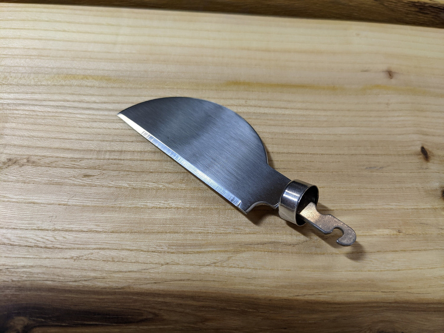 Metal Knife blank with ferrule, Cheese Knife, Knife blade,