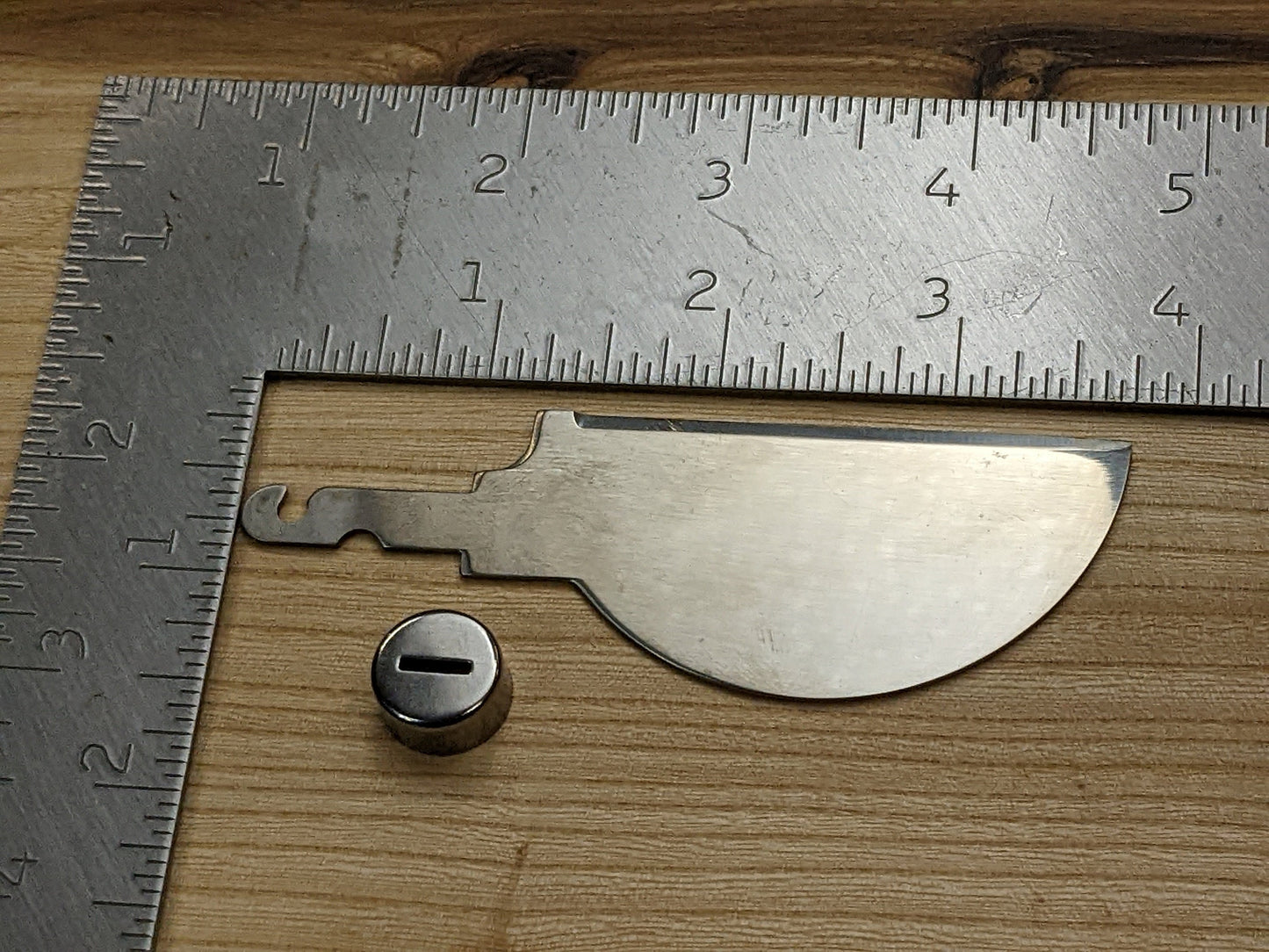 Metal Knife blank with ferrule, Cheese Knife, Knife blade,
