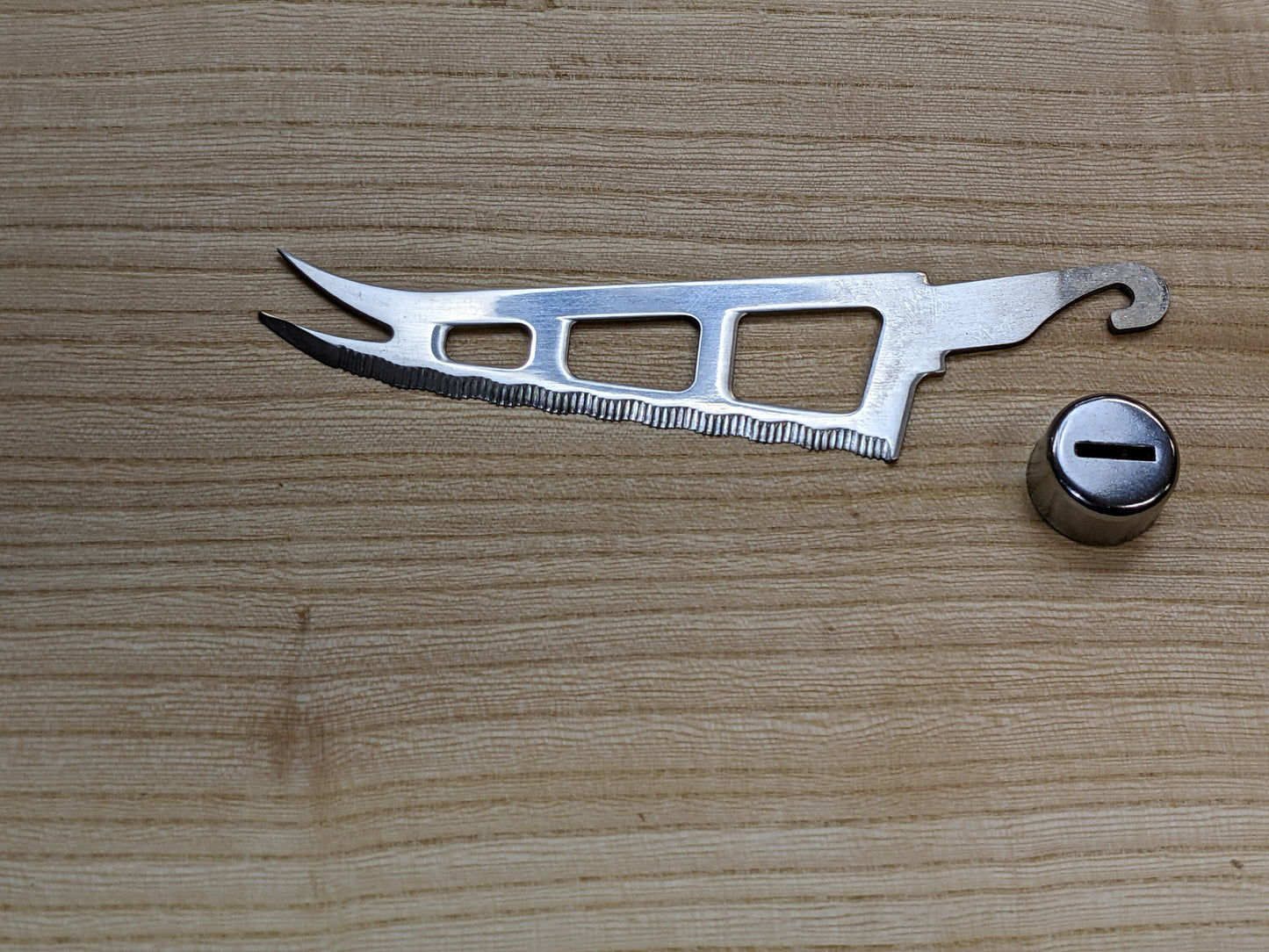 Metal Knife blank with ferrule, Cheese Knife, Knife blade,