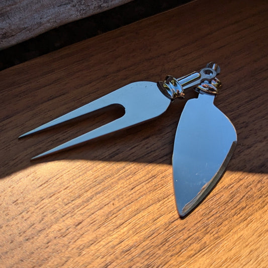 Cheese Blade and Cheese Fork - small