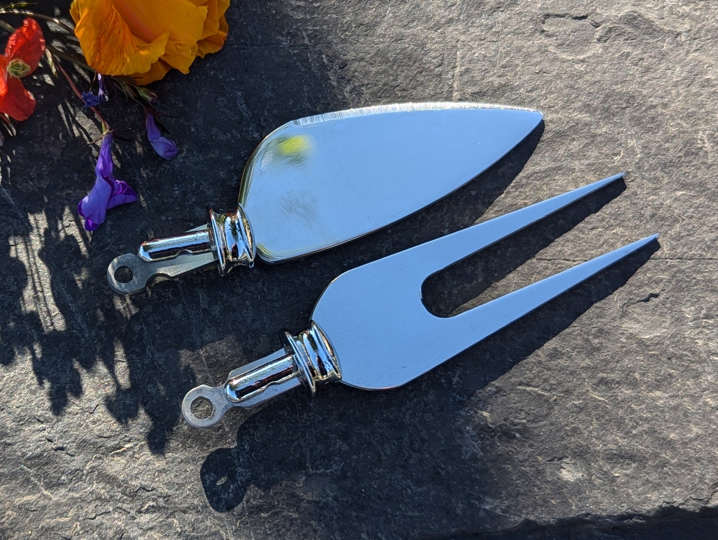 Cheese Blade and Cheese Fork - small