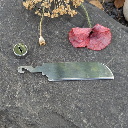 Cheese Knife, knife blank, knife blade, Charcuterie, Ferrule