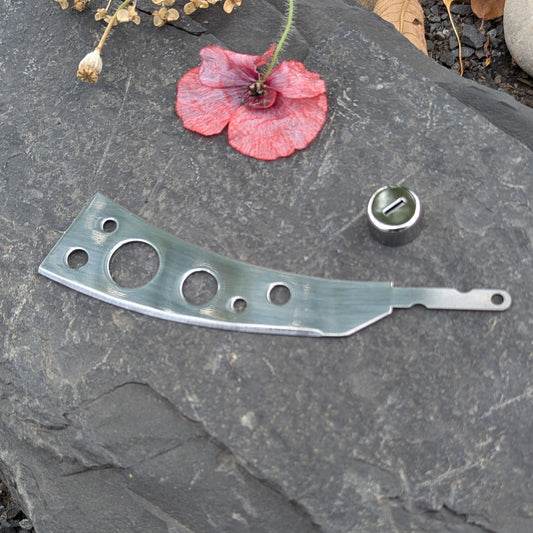 Holey Cheese Knife Blank, for knife making