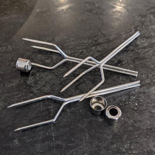 olive fork, pickle fork, serving fork, three pronged fork