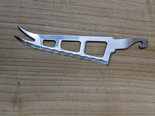 Metal Knife blank with ferrule, Cheese Knife, Knife blade,  