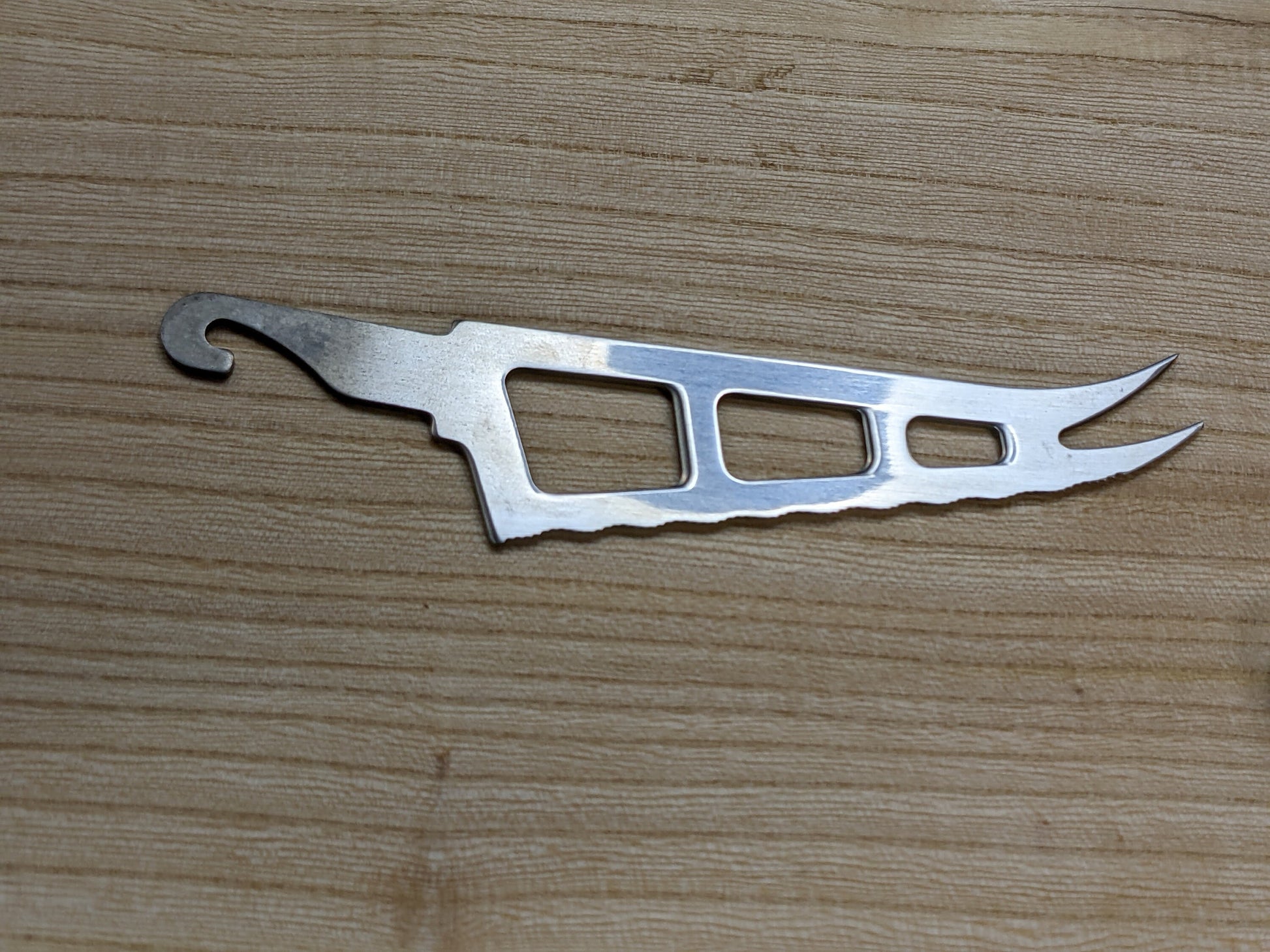 Metal Knife blank with ferrule, Cheese Knife, Knife blade,  